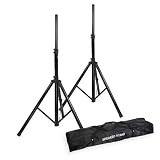 Produkt-Bild: ah Stands SPS023SET Boxenst&auml;nder Set 2 Boxenst&auml;nder mit Tasche