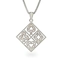 Suit It Up! Sparkling CZ Lucky Casino Pendant