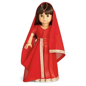 Indian Sari ~ Dress and Veil Fits 18 American Girl Dolls by Girlfriends Collection Carpatina Dolls