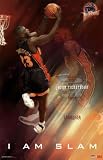 Golden State Warriors Jason Richardson I Am Slam Sports Poster Print - 24x36 custom fit with RichAndFramous Black 24 inch Poster Hangers