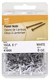 HILLMAN 41806 NAIL PANEL WHITE HARDENED STEEL 1'' PACK OF 5