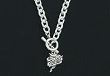 Iowa State Cyclones Chain Logo Necklace NCAA College Athletics