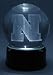 Nebraska Cornhuskers Etched Logo Crystal Ball