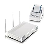 ZyXEL N4100 802.11b/g/n Hotspot Gateway with SP-300E Service Gateway Printer