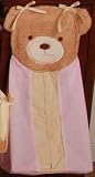 B is for Bear Pink Diaper Stacker