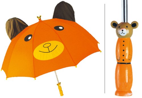 Regenschirm Bär Regenschirme Orange 7972