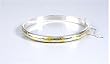 STERLING SILVER BANGLE BRACELET 55mm x 50mm x 5mm