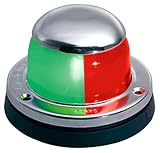 Perko 0972DP0CHR Chrome Bi-Color Marine Bow Light
