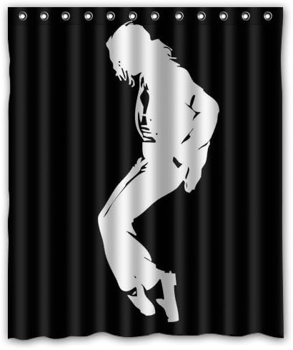 Comfort Home Style Custom Michael jackson dance Pattern Design Waterproof Polyester Fabric Shower Curtain,Bathroom decor 60"x72"