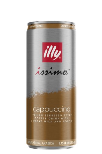illy issimo Cappuccino Coffee Drink, 8.45-Ounce Cans (Pack of 12)