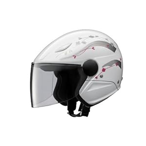 【クリックで詳細表示】[ヤマハ] オープンフェイスヘルメット SF-5D LeaWinds FIORE / フィオーレ / ホワイト / S/55-56cm / 90791-3225W