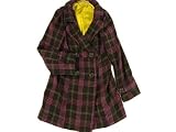 DKNY Jeans Juniors Belted Plaid Coat