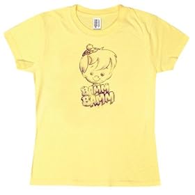 Flinstones - Bam Bam Sketch Ladies T-Shirt by Junk Food