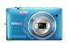 Nikon Coolpix S3500 Digitalkamera (20 Megapixel, 7-fach optischer Zoom, 6,7 cm (2,7 Zoll) TFT-LCD, bildstabilisiert) blau/Ornament