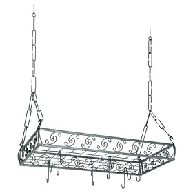 <b>Royce Lighting Black/Silver Pot Rack RF44BK/SVR</b>
