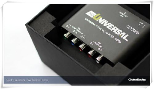 Coosis Component Ypbpr and stereo audio to HDMI Converter upto 1080P