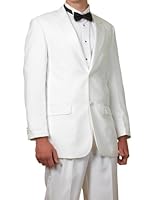New Mens White 2 Button Tuxedo Suit - Includes Jacket and Pants