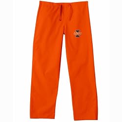 Illinois Fighting Illini NCAA Classic Scrub Pant (Orange)