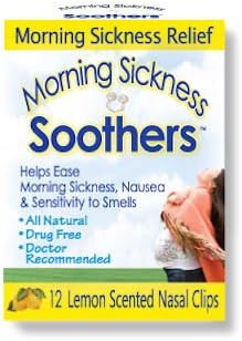 Morning Sickness Soothers - Lemon Scented Nasal Clips