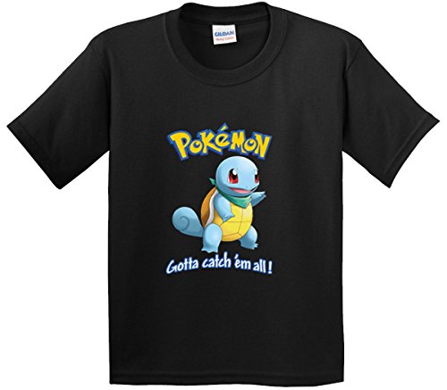New Way 561 - Youth T-Shirt Pokemon GO Gotta Catch 'Em All Squirtle