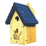 Woodlink Garden Wren Chickadee Bird House, 1 1 8 Hole Size by WOODLINK