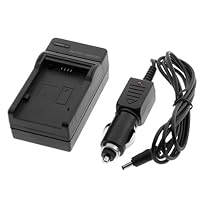 Camcorder Battery Charger With Car Adapter for Hitachi Blu-Ray DZBD70A