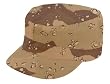 6 Color Desert Camo Poly / Cotton Twill BDU Patrol Cap