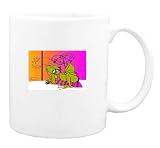 Mug with frog, amphibian, relaxing, beach, vacation