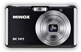 Minox DC 1411 Digitalkamera (14 Megapixel, 4-fach opt.Zoom, 6,8 cm (2,7 Zoll) Display) schwarz