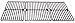 Music City Metals 67233 Gloss Cast Iron Cooking Grid Set Replacement for Select Brinkmann Gas Grill Models