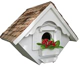 Home Bazaar Little Wren House Birdhouse, White