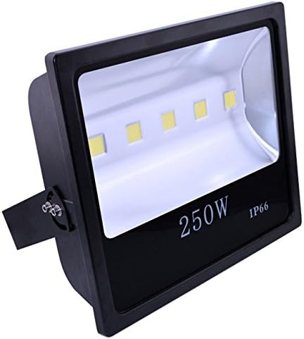 Leader Lead 250W High Power Waterproof IP 65, Outdoor LED Flood Lights, 600W HPS or MH Bulb Equivalent, 22500lm, Cold White 6000K Floodlight