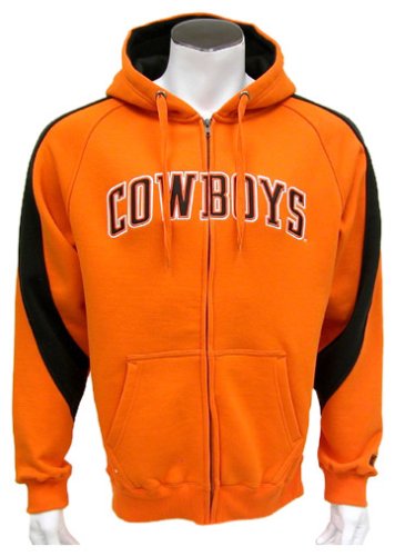 Buy Oklahoma State Cowboys Mens Varsity Full Zip Fleece Hoodie by Colosseum Athletics