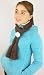 Handmade Lightweight Soft Pure Cotton Braided Scarf - Ultra Thin in Chocolate (100% Braided By Hand)