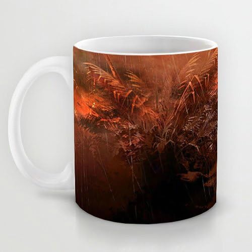 Dead Island Blood Zombi Palms Wildfire Mugs,Best Gift Coffee Mugs/Tea Mugs/Drink Cups - Dishwasher and Microwave Safe