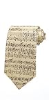 Music by JS Bach - Men's Silk Necktie