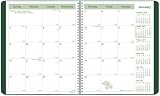 Brownline 2011 EcoLogix Monthly Planner, 14 months (Dec-Jan), Twin-Wire, Green, 11 x 8.5  Inches (CB435W.GRN)