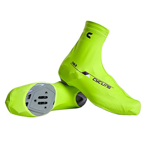 West Biking MTB Road Cycling Shoes Covers Creative Design Light Weight Easy Dry Shoe Cover for Riding Outdoor Sports Green-XL