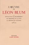 L'Oeuvre de L�on Blum (1928-1934)