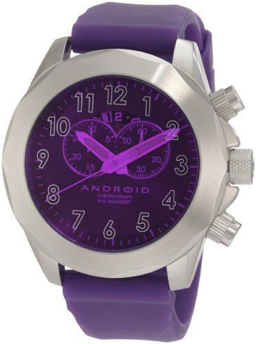 Android Men's AD524BPU Euxine 3 Chronograph Purple Crystal Watch