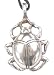 Egyptian Scarab Beetle Pewter Pendant Necklace