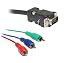Produkt-Bild: 2m VGA an RGB YUV Kabel, 15-pol HD St an 3 x Cinch St, L&auml;nge 2,0m