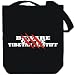Canvas Tote Bag Black " BEWARE OF THE Tibetan Mastiff " Dogs