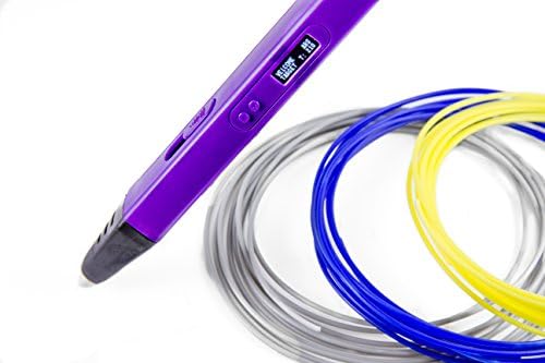 3D Printing Pen, super light scribbler with Free Filament, Generation 5 model 2016 of the doodle pen (color purple)