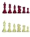 Philos 2277, Schachfiguren, Nero weiß/rot KH 95 mm