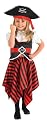 Girl Pirate Costume including Hat Size Medium 5-6 years