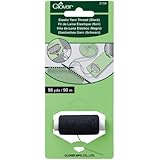 Clover 3158 Black Elastic Yarn Thread, 98 yards