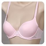 Multi Pack Lot of 2 Full Cup Push-Up Bras with Beaded Flower Accessory