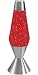 Lava Lite 16" Glitter Lamp - Red Liquid/Silver Glitter