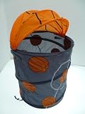2 x Basket Ball Pop Up Laundry Toy Baskets